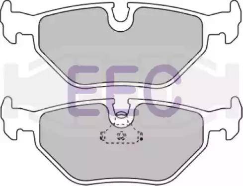 EEC BRP1045 - Тормозные колодки, дисковые, комплект autosila-amz.com