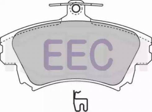EEC BRP1084 - Тормозные колодки, дисковые, комплект autosila-amz.com