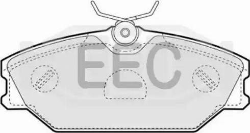EEC BRP1141 - Тормозные колодки, дисковые, комплект autosila-amz.com