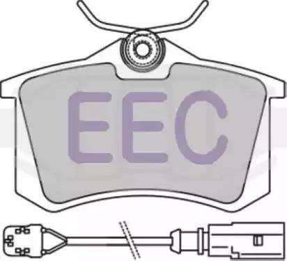EEC BRP1157 - Тормозные колодки, дисковые, комплект autosila-amz.com