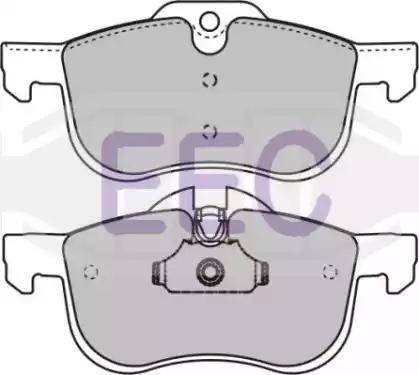 EEC BRP1120 - Тормозные колодки, дисковые, комплект autosila-amz.com