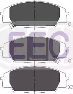 EEC BRP1128 - Тормозные колодки, дисковые, комплект autosila-amz.com