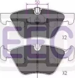 EEC BRP1341 - Тормозные колодки, дисковые, комплект autosila-amz.com