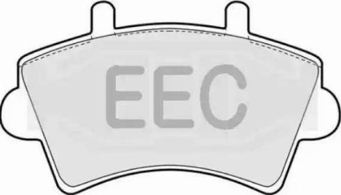 EEC BRP1204 - Тормозные колодки, дисковые, комплект autosila-amz.com