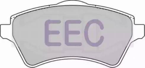 EEC BRP1208 - Тормозные колодки, дисковые, комплект autosila-amz.com