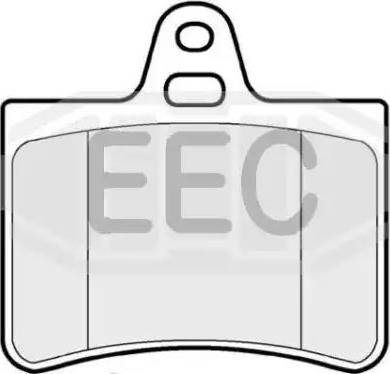 EEC BRP1233 - Тормозные колодки, дисковые, комплект autosila-amz.com