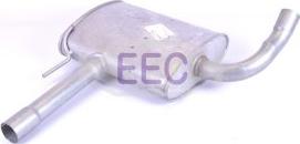 EEC EVW228 - Средний глушитель выхлопных газов autosila-amz.com