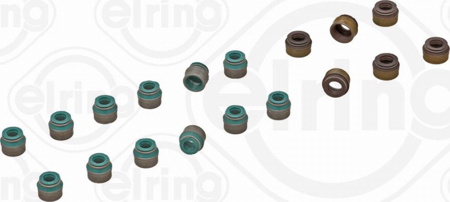 Elring 905.360 - Комплект прокладок, стержень клапана autosila-amz.com