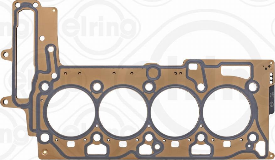 Elring 658.210 - Прокладка ГБЦ BMW 3/5/X3(E60/E81/E83/E84/E87/E90) 03- 2.0D 1.65мм autosila-amz.com