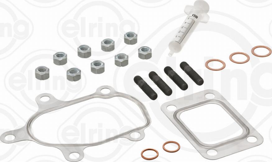Elring 063.110 - Mounting Kit, charger autosila-amz.com