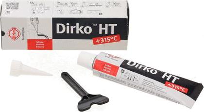 Elring 006.553 - Герметик DIRKO черный силикон продолжительно-гибкий -60 C+300 C зазор 0.2мм (70мл) autosila-amz.com