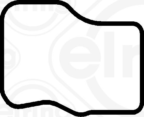 Elring 845.470 - Прокладка картера резиновая D0824/0834, масл.поддон штампованный autosila-amz.com