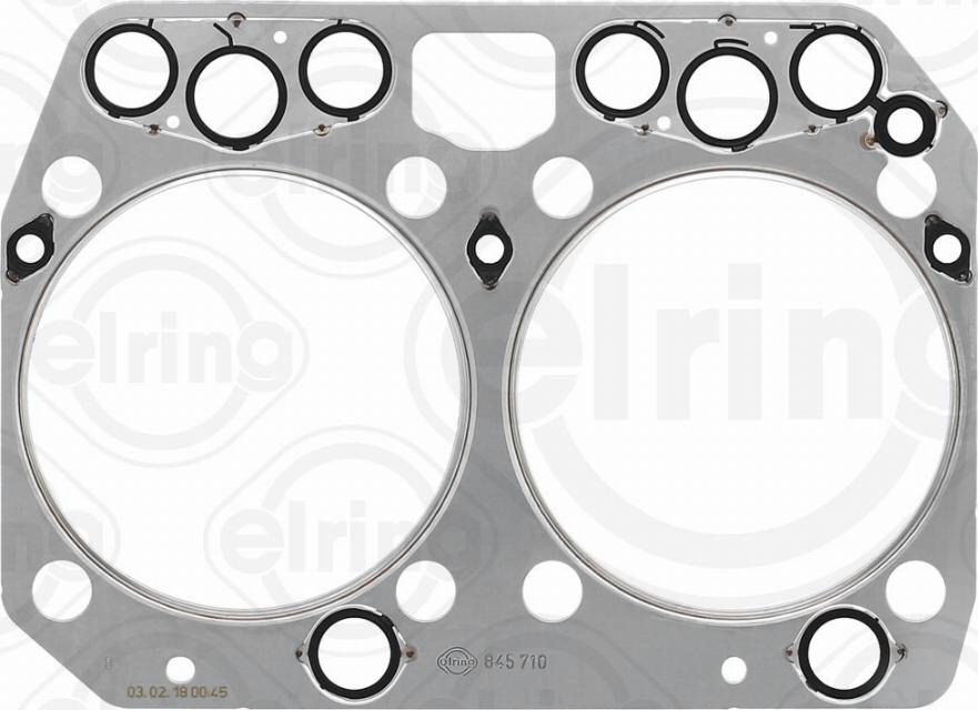 Elring 845.710 - Прокладка, головка цилиндра autosila-amz.com