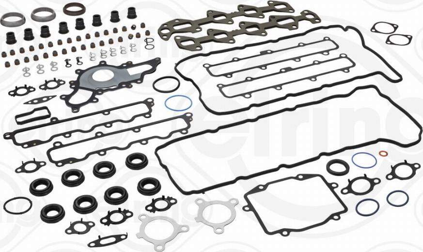 Elring 876.990 - Комплект прокладок, головка цилиндра autosila-amz.com