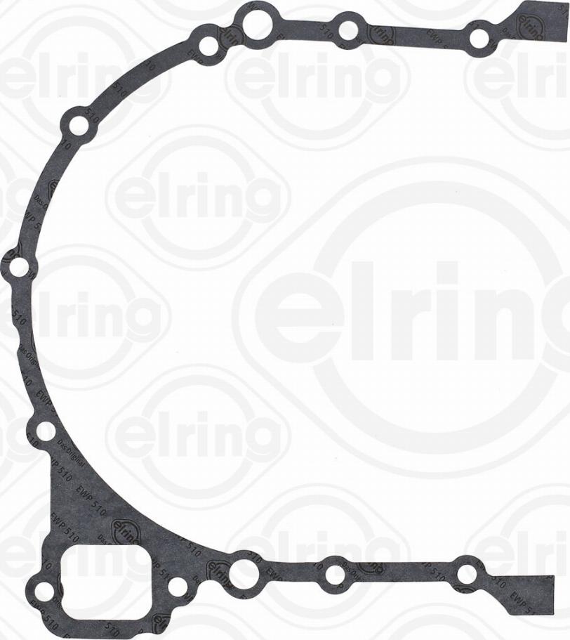 Elring 297.650 - Прокладка, крышка картера (блок-картер двигателя) autosila-amz.com