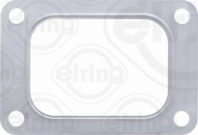 Elring 753.238 - прокладка турбокомпрессора !прямоугольная \Volvo, RVI, Iveco, Scania autosila-amz.com