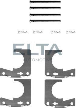 Elta Automotive EA8554 - Комплектующие для колодок дискового тормоза autosila-amz.com