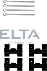 Elta Automotive EA8510 - Комплектующие для колодок дискового тормоза autosila-amz.com