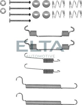 Elta Automotive EA8004 - Комплектующие, барабанный тормозной механизм autosila-amz.com