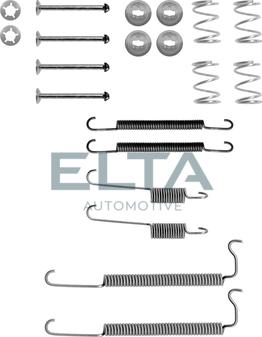 Elta Automotive EA8016 - Комплектующие, барабанный тормозной механизм autosila-amz.com