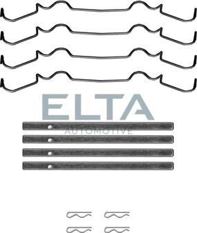 Elta Automotive EA8798 - Комплектующие для колодок дискового тормоза autosila-amz.com