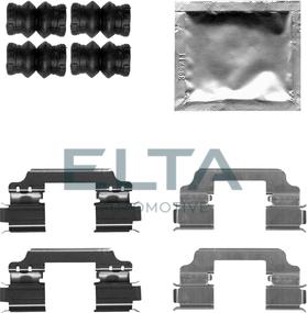Elta Automotive EA8767 - Комплектующие для колодок дискового тормоза autosila-amz.com