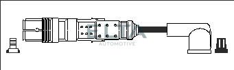 Elta Automotive ET4016 - Комплект проводов зажигания autosila-amz.com