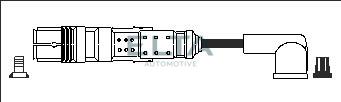 Elta Automotive ET4017 - Комплект проводов зажигания autosila-amz.com