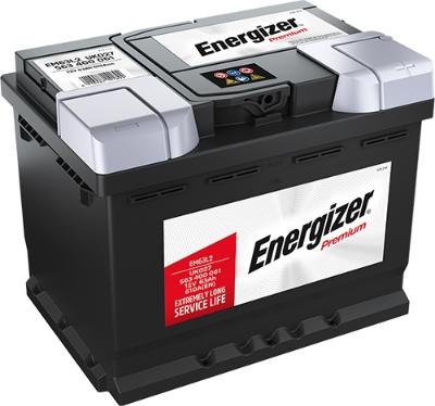 ENERGIZER EM63-L2 - Стартерная аккумуляторная батарея, АКБ autosila-amz.com