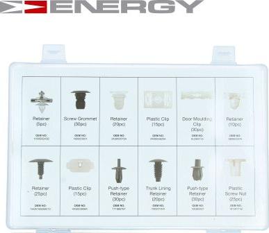 ENERGY NE00763 - Комплект клипс, кузов autosila-amz.com