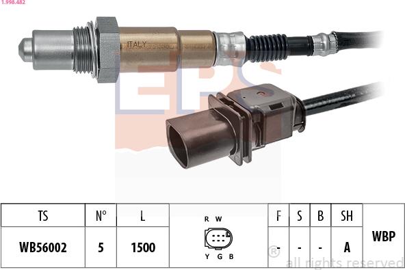 EPS 1.998.482 - ДЕТАЛЬ autosila-amz.com