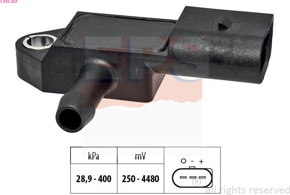 EPS 1.993.327 - Датчик давления воздуха, высотный корректор autosila-amz.com