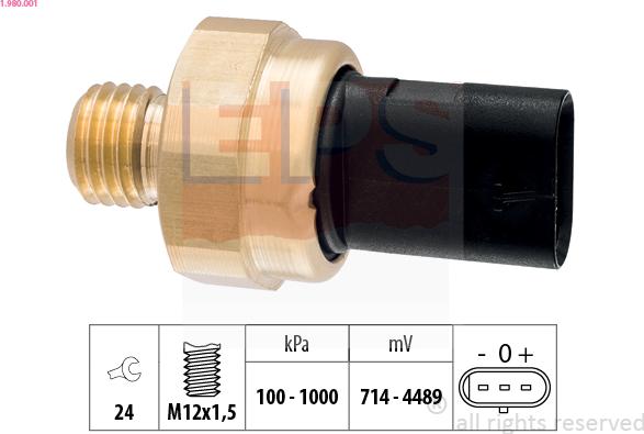 EPS 1.980.001 - Датчик высокого давления autosila-amz.com