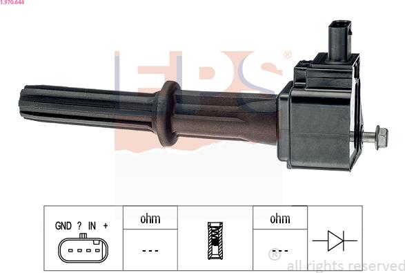 EPS 1.970.644 - Катушка зажигания autosila-amz.com