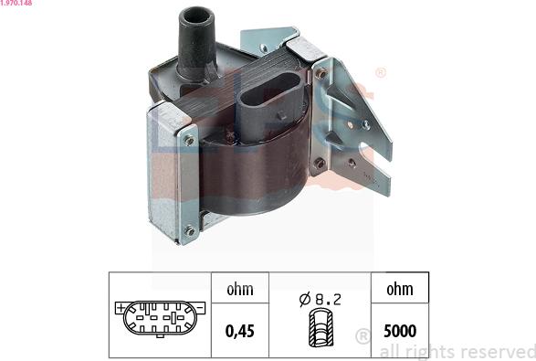 EPS 1.970.148 - Катушка зажигания autosila-amz.com