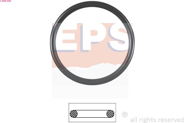 EPS 1.890.590 - Прокладка, термостат autosila-amz.com