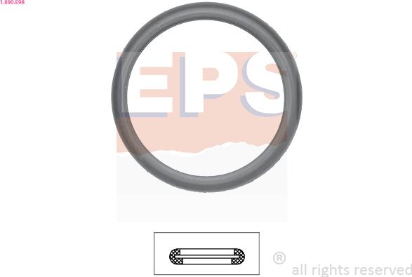 EPS 1.890.598 - Прокладка, термостат autosila-amz.com