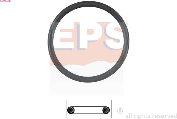 EPS 1.890.538 - Прокладка, термостат autosila-amz.com