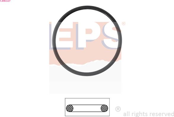 EPS 1.890.527 - Прокладка, термостат autosila-amz.com
