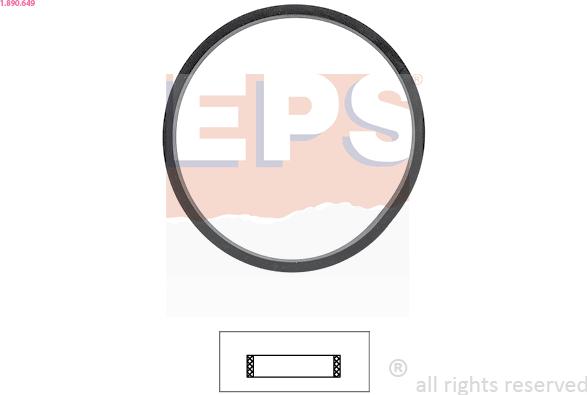 EPS 1.890.649 - Прокладка, термостат autosila-amz.com