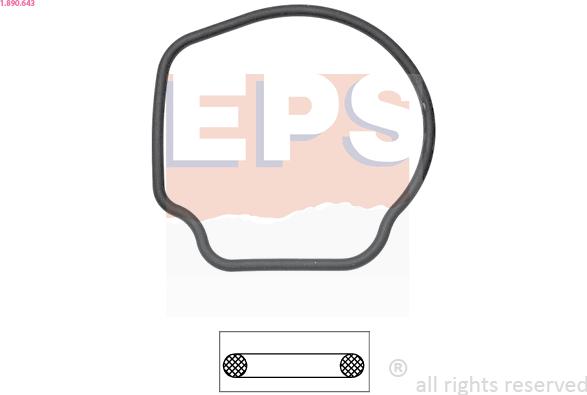 EPS 1.890.643 - Прокладка, термостат autosila-amz.com
