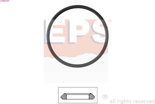 EPS 1.890.655 - Прокладка, термостат autosila-amz.com