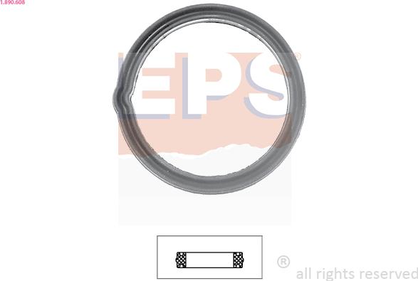 EPS 1.890.608 - Прокладка, термостат autosila-amz.com