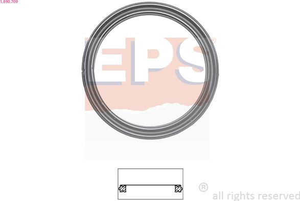 EPS 1.890.709 - Прокладка, термостат autosila-amz.com