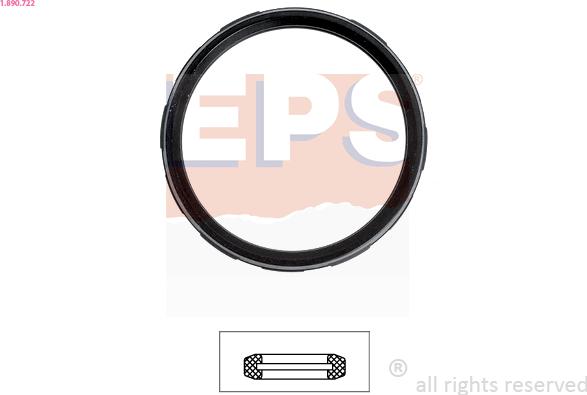EPS 1.890.722 - Прокладка, термостат autosila-amz.com