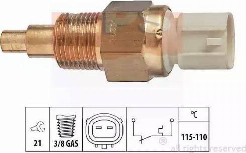 EPS 1.850.228 - Термовыключатель, вентилятор радиатора / кондиционера autosila-amz.com