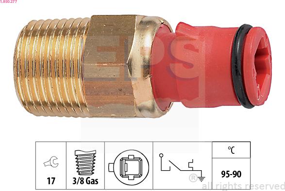 EPS 1.850.277 - Термовыключатель, вентилятор радиатора / кондиционера autosila-amz.com