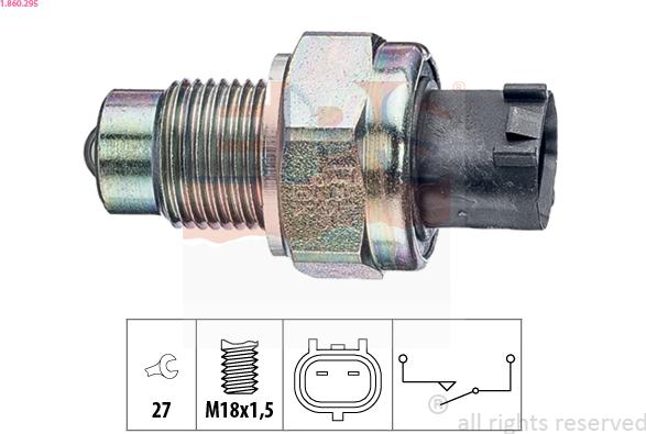 EPS 1.860.295 - reversing light switch autosila-amz.com