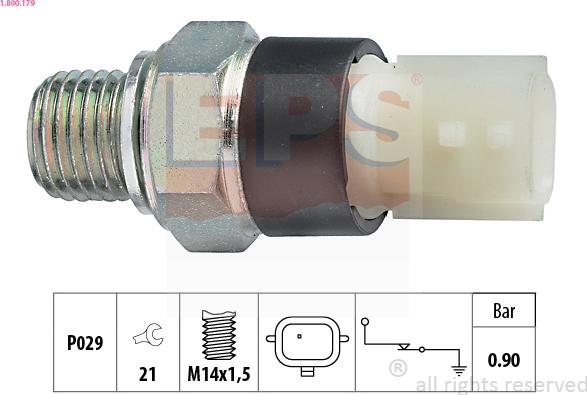 EPS 1800179 - Датчик, давление масла autosila-amz.com
