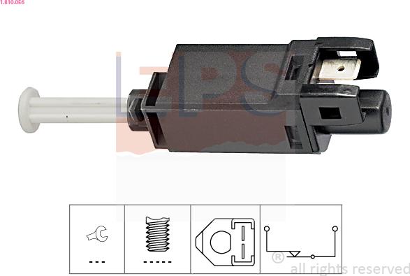 EPS 1.810.056 - Выключатель фонаря сигнала торможения autosila-amz.com